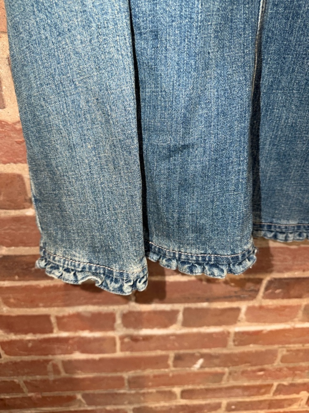 Westport Blue Ruffle-Trim Denim Jacket - Picture 12 of 12
